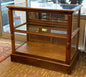 Rare 1900s Cigar Store Display Case in Oak