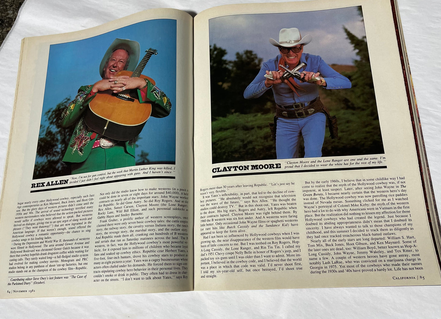 1982 Old Western Cowboys Magazine