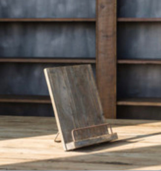 Aged Wooden Book Stand