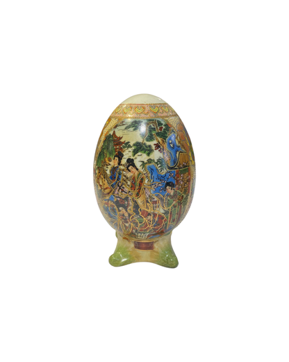 Set of 3 Asian Eggs, Painted