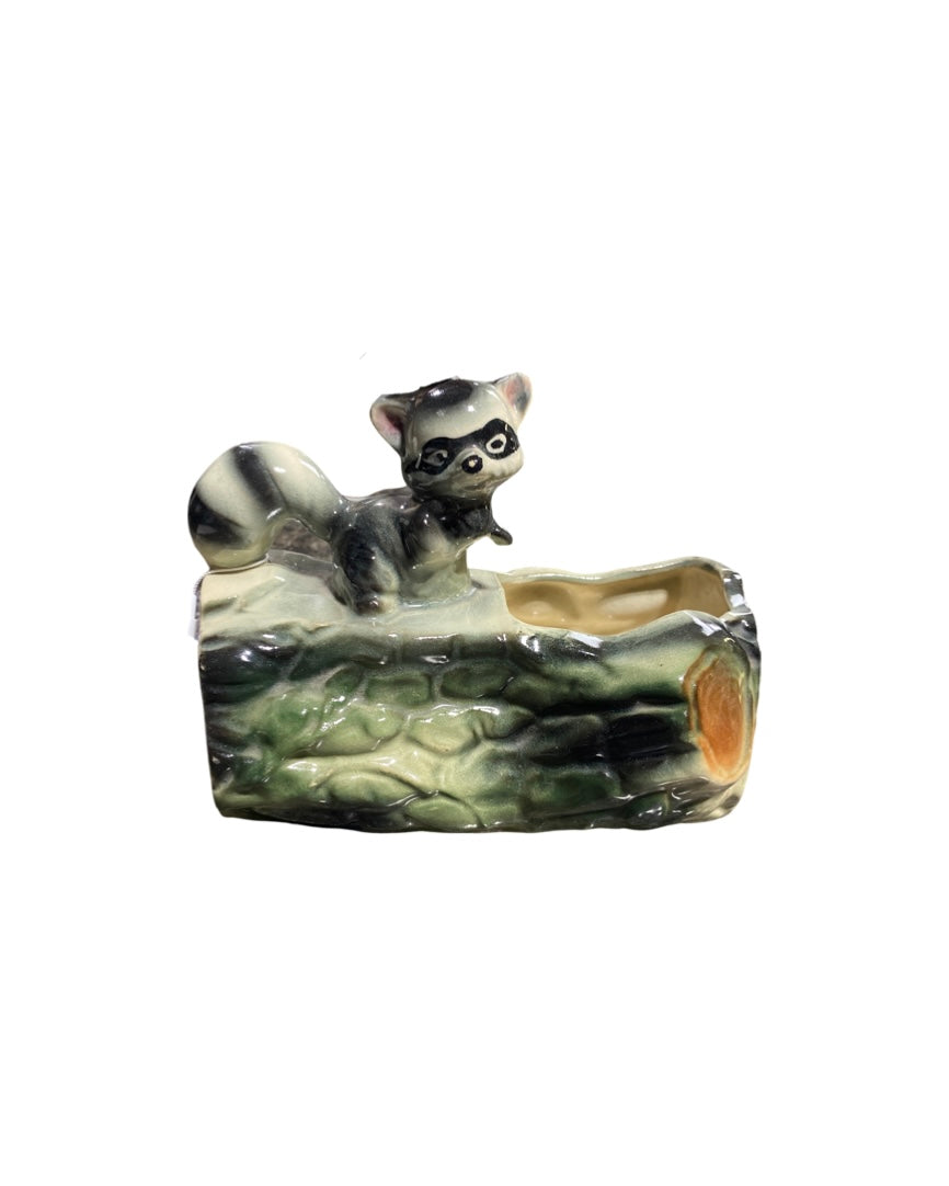 McCoy Design Brush Racoon Planter