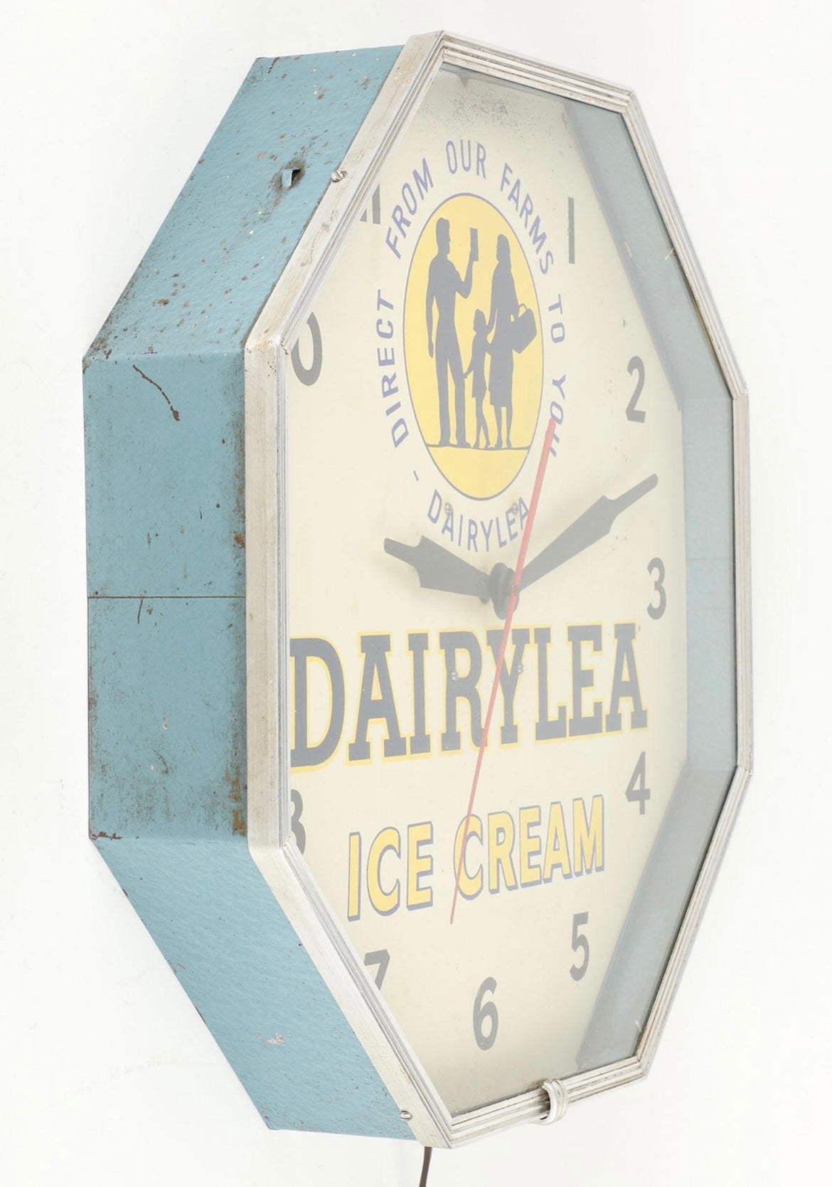 Sale Vintage Dairylea Ice Cream Clock