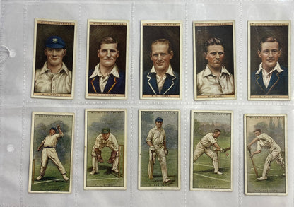 1930s Tobacco Cards, Cricket Players