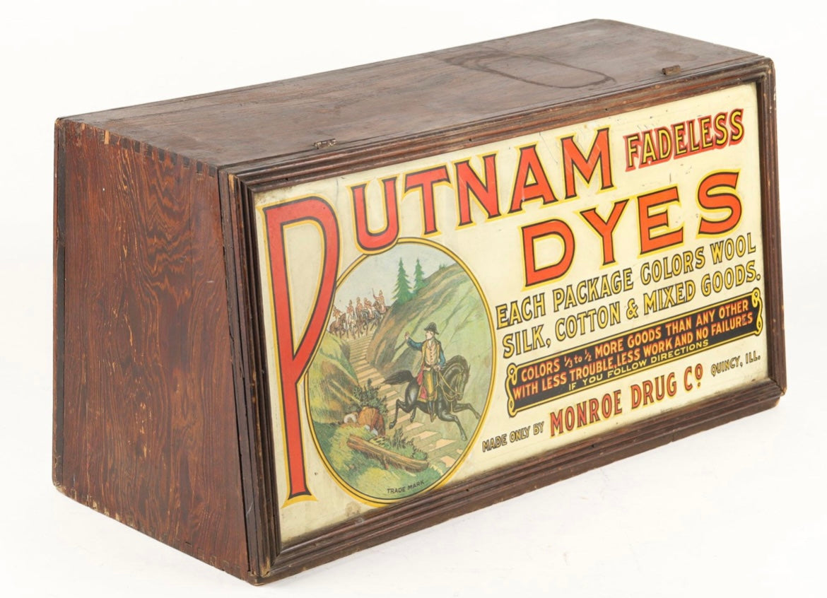 1920s Putnam Package Dye Cabinet