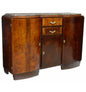 1930 ITALIAN MARBLE-TOP WALNUT SIDEBOARD