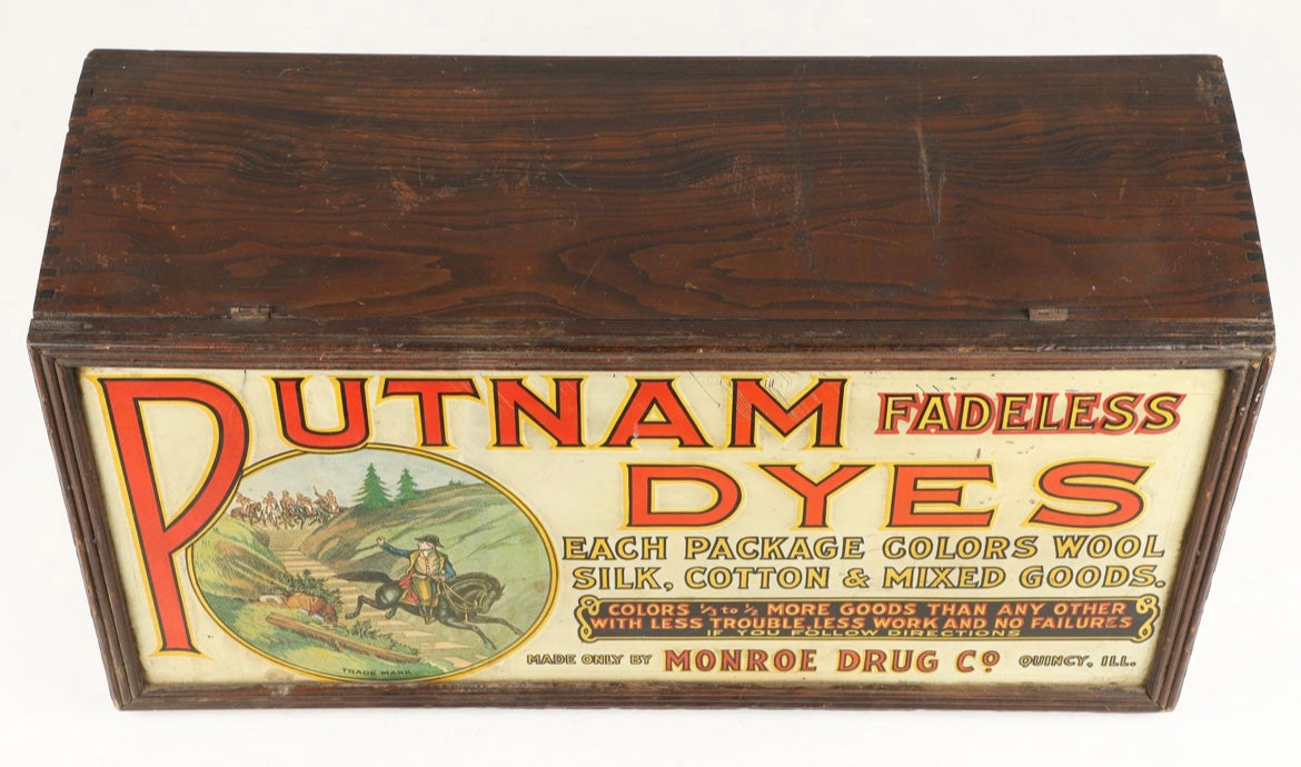 1920s Putnam Package Dye Cabinet