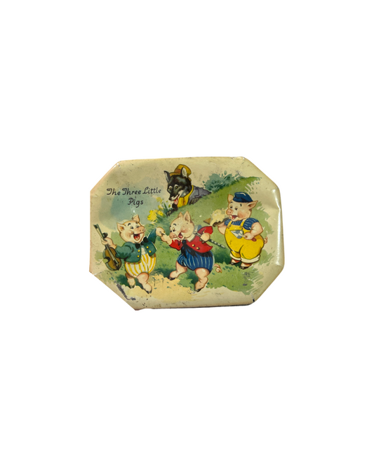 1940's Little Pigs Tin