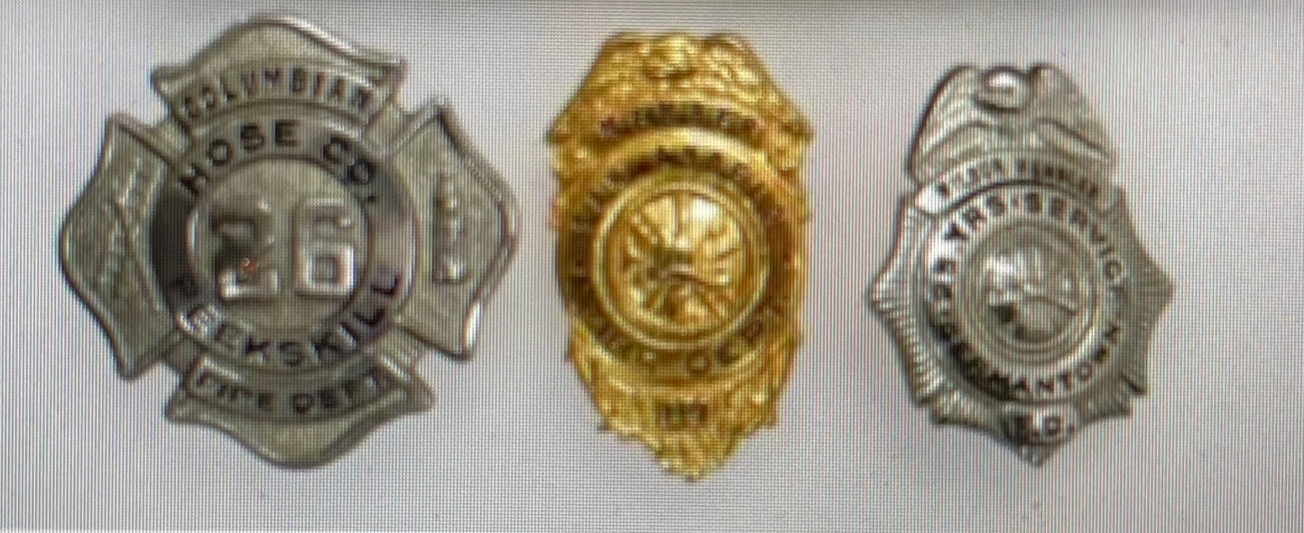 Vintage Fire Department Badge