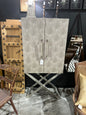 Silver Freestanding Cabinet