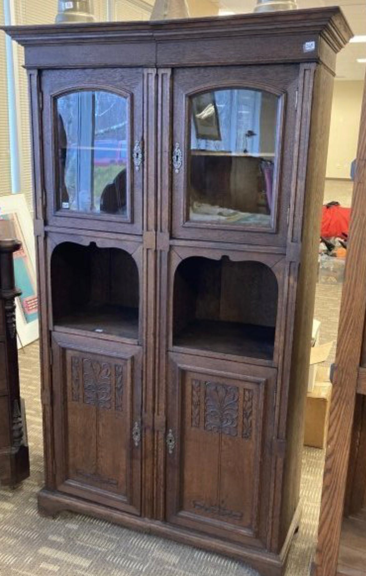 1898 Art Nouveau Display Cabinet