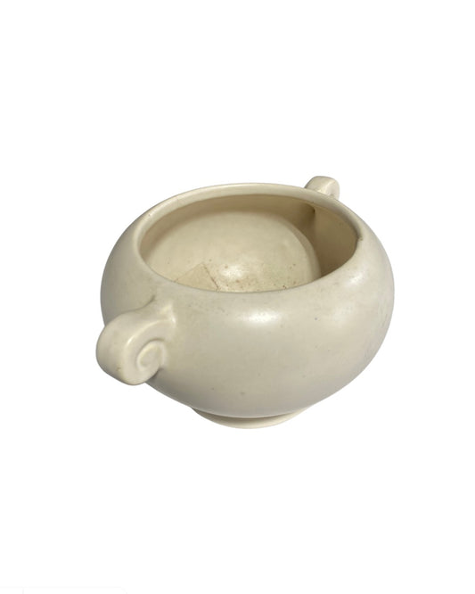 McCoy Floraline Matte White Pot