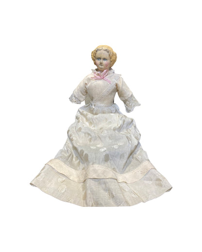 1850s Greiner Style Paper Mache Doll