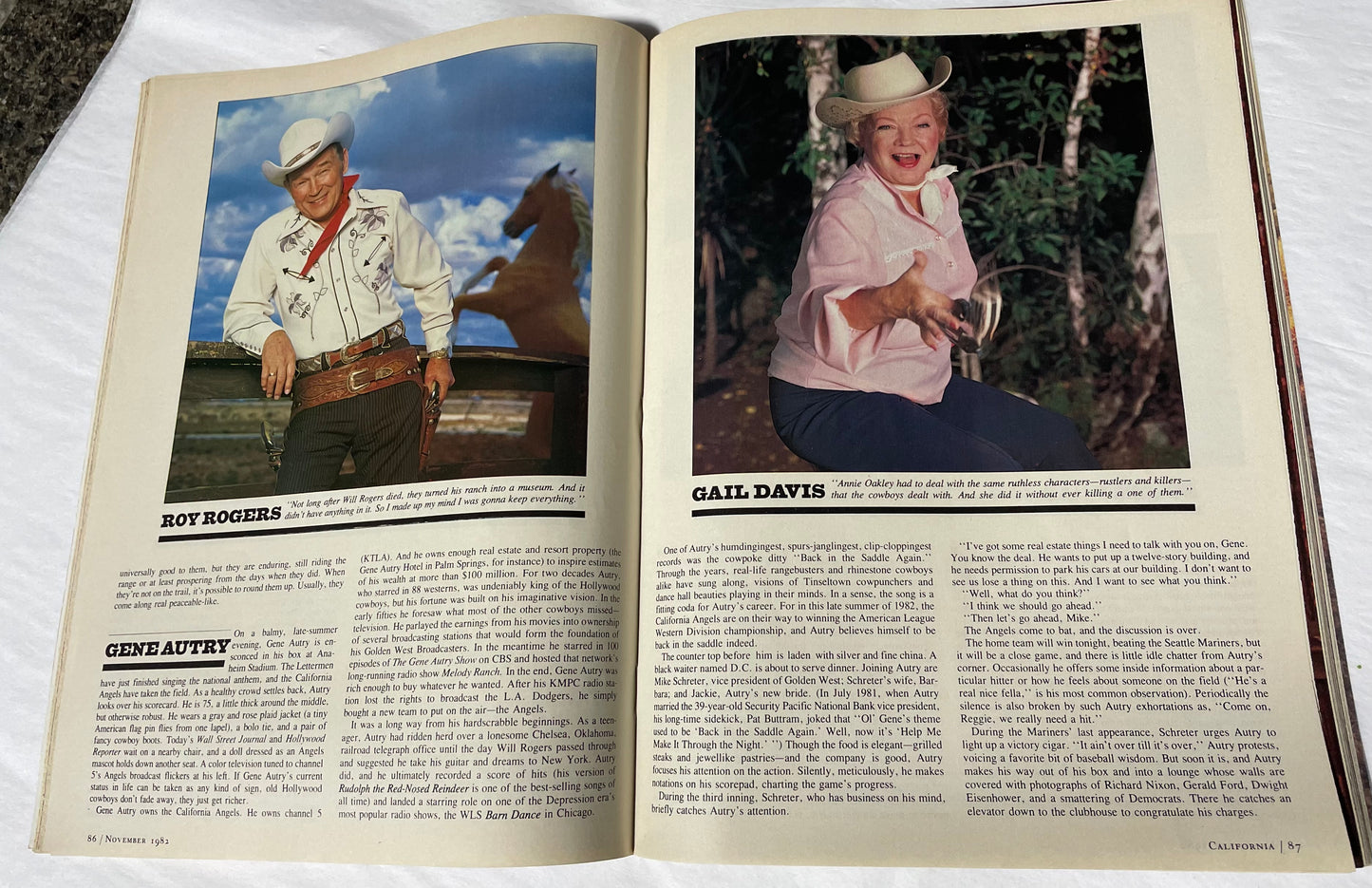 1982 Old Western Cowboys Magazine