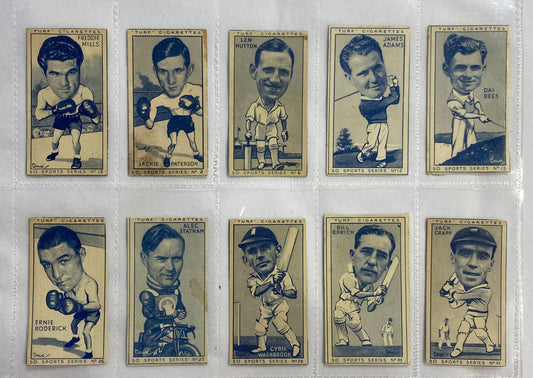 1930s Tobacco Cards, Sports Series