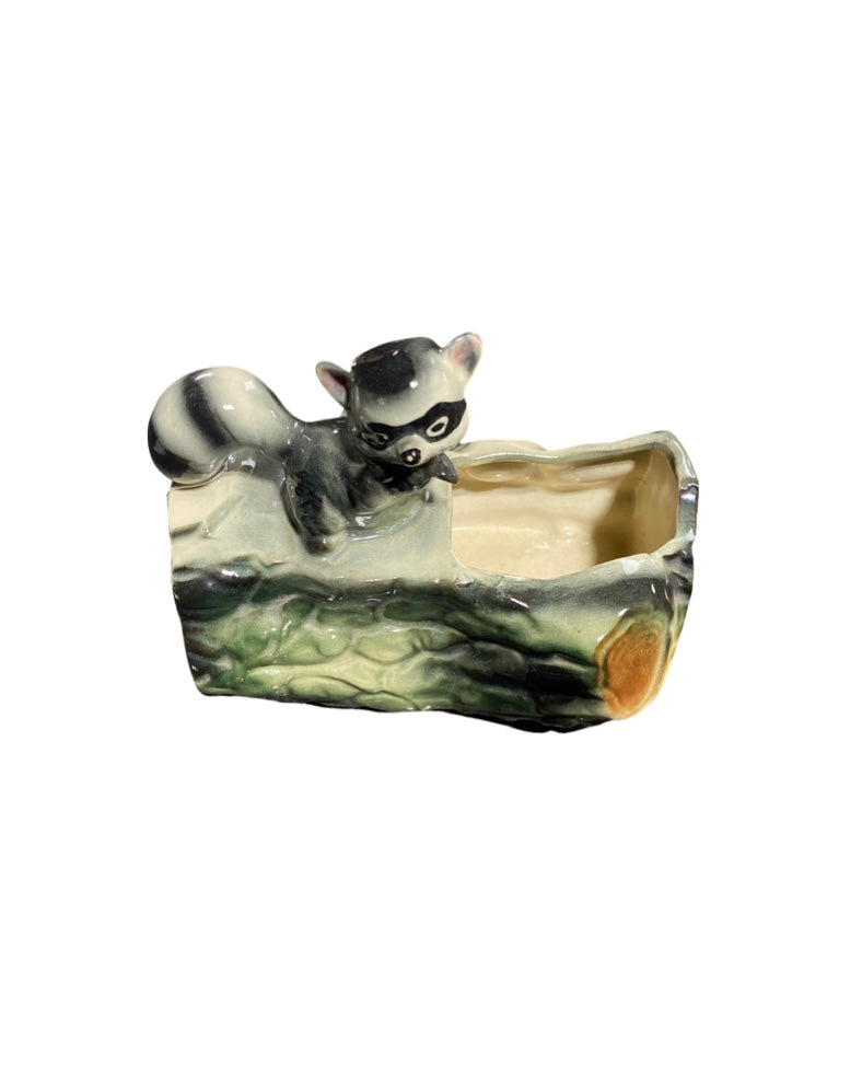 McCoy Design Brush Racoon Planter