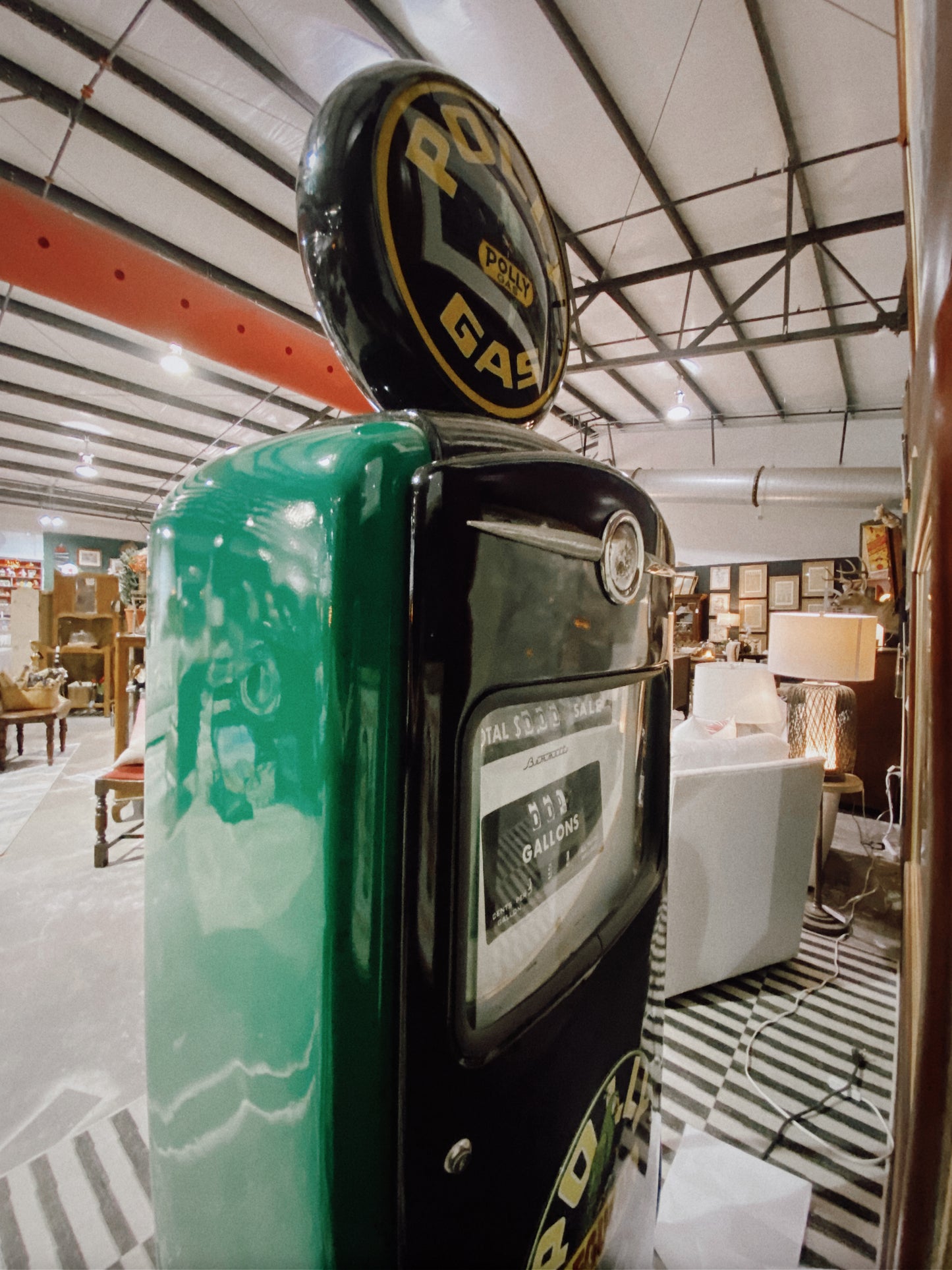 1950's Polly Gas Pump, Restored