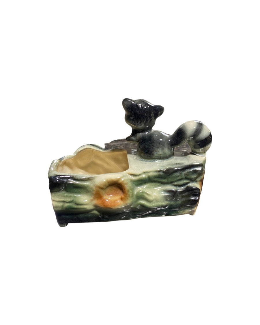 McCoy Design Brush Racoon Planter