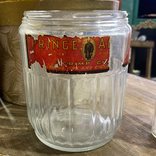 Prince Albert Tobacco Glass Jar