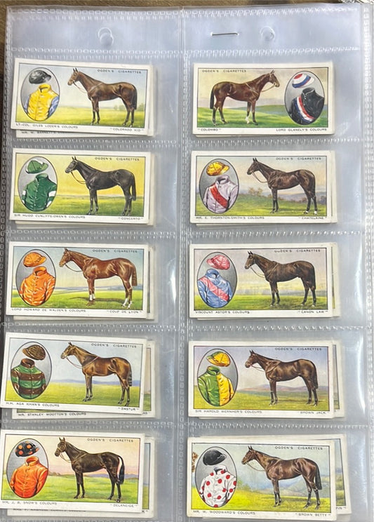 1933 Prominent Racehorses Tobacco Cards