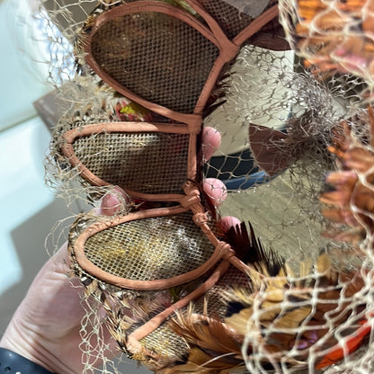 1940s Vintage Pheasant Feather Hat