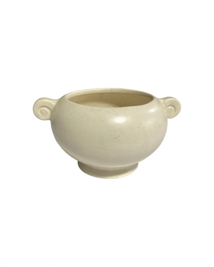 McCoy Floraline Matte White Pot