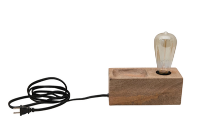 Mango Wood Valet Lamp