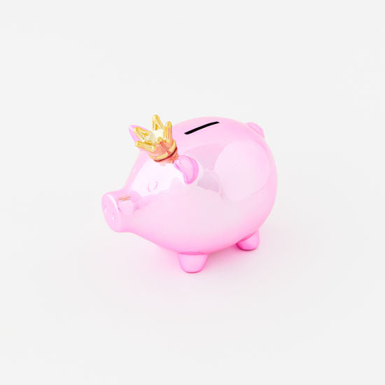 Metallic Pig Bank