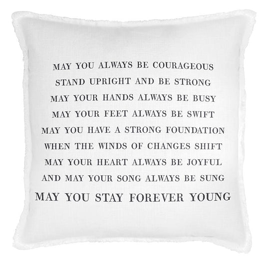 Face to Face Euro Pillow - Forever Young