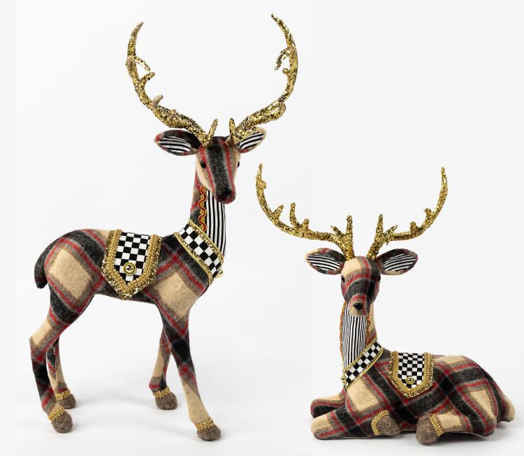 Elegant Plaid Deer