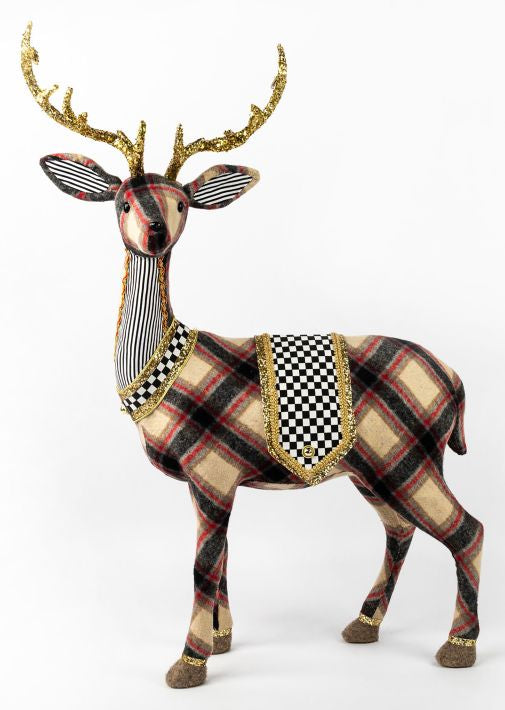 Elegant Plaid Deer