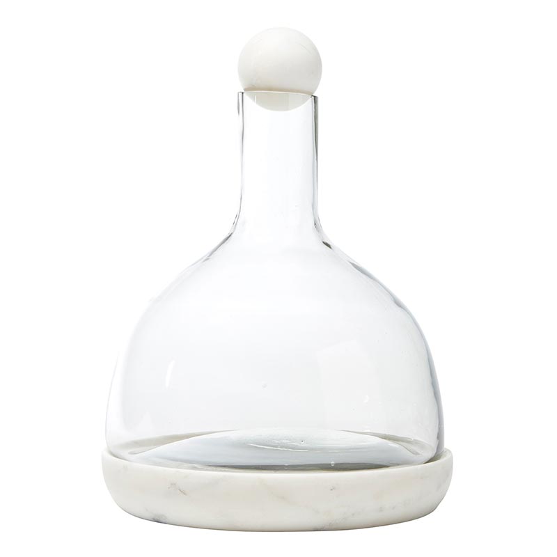 White Marble Wine Carafe